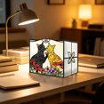 thumbnail image 7 of Stained Glass Cat Flower Pot,Handmade Cute Pots for Plants, Room and Office Decoration Glass Container Storage,Indoor Plant Pots with Drainage,Plant Gifts, 7 of 7