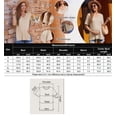 thumbnail image 3 of Weardear 3 Pack Women's Maternity Shirts V Neck Cuff Fold Pregnancy Tunic Tops Split Side Short Sleeve Pregnant Clothes, 3 of 6