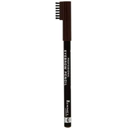 Rimmel Professional Eyebrow Pencil, Black Brown 1 ea (Pack of
