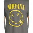 thumbnail image 4 of Nirvana All Gender Smiley Logo Graphic Tee Shirt, Men's Sizes S-3XL, 4 of 5