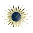 thumbnail image 3 of Three Star Import & Export YC1210 27 in. Round Gold Spiked Wall Clock, 3 of 4