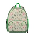 thumbnail image 1 of Wildflower and Butterfly Students Backpack - Colorful Boho Floral and Bee Artwork, Durable Waterproof Oxford Fabric with Comfortable Dual Shoulder Support, 1 of 5