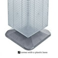 thumbnail image 3 of Azar 40"(H) x 14"(W) x 14"(D) Weighted 4-Sided Interlocking Pegboard Floor Display Yellow 701435-YEL, 3 of 5