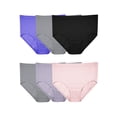 thumbnail image 6 of Fit for Me by Fruit of the Loom Women's Plus Size Cooling Breathable Brief Panties, Moisture-Wicking, Multipacks, Sizes 1X-5X, 6 of 9
