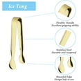 thumbnail image 3 of 6Pcs Ice Tongs Mini Sugar Tongs 4.25Inch Stainless Steel Small Serving Tongs, Small Kitchen Tiny Tongs for Appetizers,Tea Party, Coffee Bar, Desserts, 3 of 7