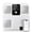 White Fat Scale, variant on GE Smart Body Fat Scale Bluetooth - LCD, Measures Weight, BMI, 13 Metrics, Rechargeable