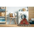 thumbnail image 2 of Ahgly Company Machine Washable Indoor Rectangle Traditional Tomato Red Area Rugs, 7' x 10', 2 of 7
