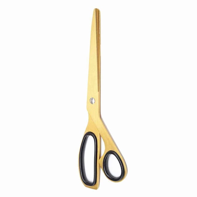 Golden Stainless Steel Scissors Home Office DIY Paper Handicraft Handicraft Scissors DIY Scissors Household Shears
