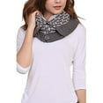 thumbnail image 2 of Women's Winter Warm Button Accent Cable Knit Infinity Scarf - YS3680 (Gray-SC801), 2 of 6