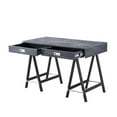 thumbnail image 5 of Posh Living Alleyne 2-Drawers Rectangle Wood Writing Desk in Black, 5 of 10