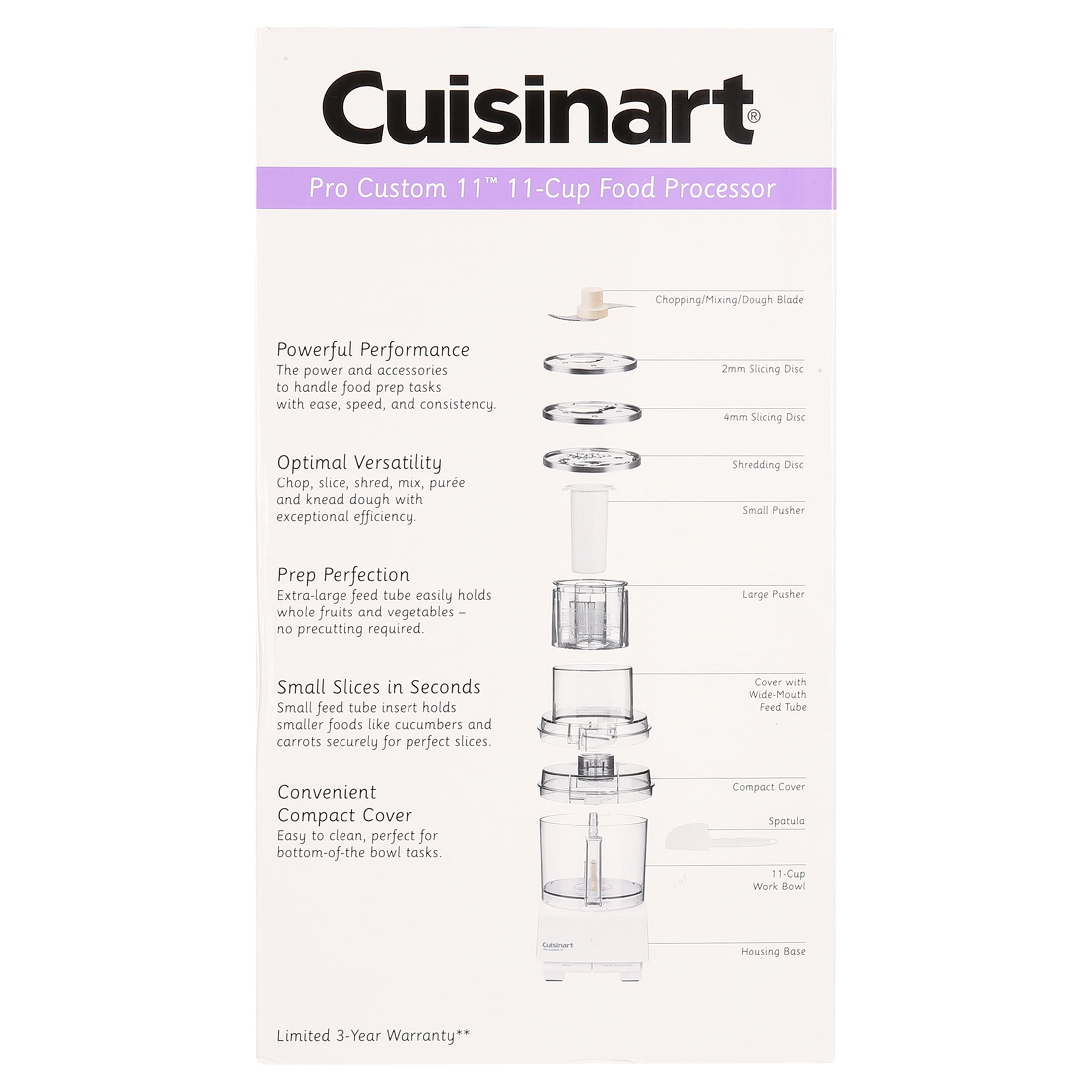 Cuisinart DLC-8SY Food Processor and C55CNS-4PUT Knife Set Combo