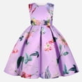 thumbnail image 2 of Gubotare Little Girls Dresses Baby Girl Butterfly Dress Tutu Ruffle Sleeveless Dresses Photograph Party Outfits Birthday Gift 5T 6T (Purple,5-6 Years), 2 of 9