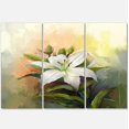 thumbnail image 2 of Design Art - White Lily Flower Oil Painting, 2 of 3