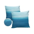 thumbnail image 2 of Outdoor Throw Pillow Cover Blue Ombre Ocean Oil Pianting Waterproof Cushion Covers 2 Pack Abstract Sea Art Pillow Cases Home Decoration for Patio Garden Couch Sofa, 2 of 7
