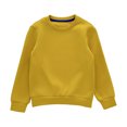 thumbnail image 4 of Likimi Toddler Kids Girls Sweatshirts Solid Color Crew Neck Sweatshirt For Girls Long Sleeve Spring Autumn Soft Pullover Size 6-7 Years, 4 of 4