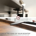 thumbnail image 2 of VIVO Clamp-on Computer Keyboard & Mouse Under Desk Slider Tray for Corner Desks, 2 of 8
