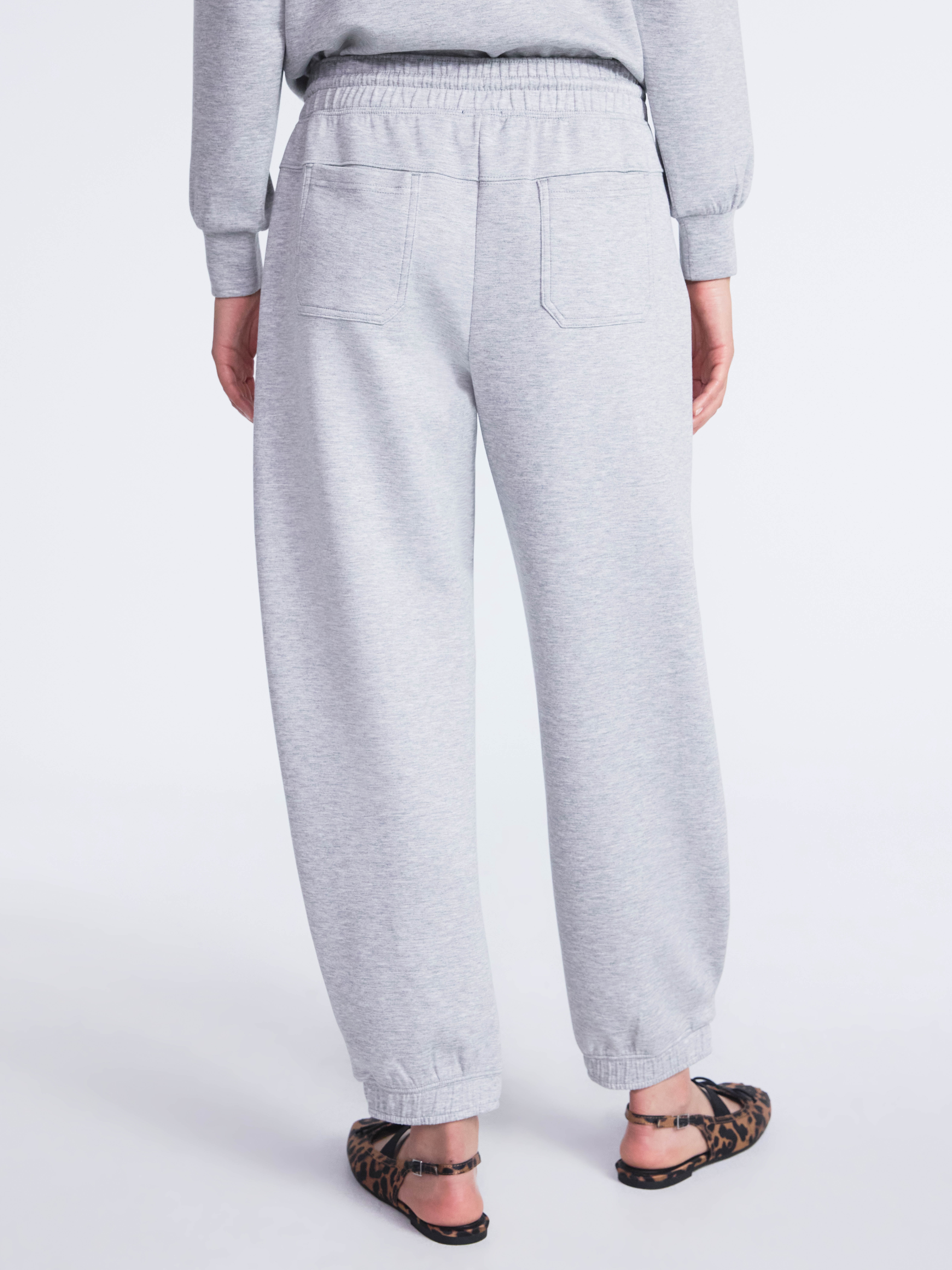 Scoop Women's and Women's Plus New Scubaknit Barrel Pants, Sizes XS-4X