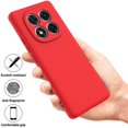 thumbnail image 3 of For Xiaomi Redmi Note 14 Pro+ 5G Case Liquid Silicone Anti-Scratch Phone Cover with Hand Strap - Gre, 3 of 5