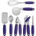 thumbnail image 1 of 7 Pc Kitchen Gadget Set Stainless Steel Utensils with Soft Touch Handles (Lavender), 1 of 6