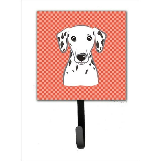 Carolines Treasures BB1131SH4 Laisse Dalmatienne à Damiers Rouges Ou Porte-Clés