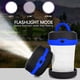 thumbnail image 4 of Farol de camping Luz LED portátil exterior | Lámpara ABS plegable retráctil | Atenuación de 3 modos | Alimentado por pilas | Gancho incorporado | Ligero, duradero para senderismo, emergencias, 4 of 9