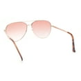 thumbnail image 4 of Classy Tear Drop Traditional Officer Pilots Metal Rim Sunglasses Gold - Rose Pink, 4 of 4