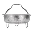 thumbnail image 1 of 304 Stainless Steel Steam Basket with Foldable Handle, Multifunctional Colander Insert for Electric Rice Cooker Pot, Made of Rustproof Material for Efficient Cooking, 1 of 7