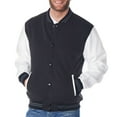 thumbnail image 2 of Alpine Swiss Tyler Men’s Varsity Jacket Classic Letterman Coat Baseball Bomber Jacket Lightweight Stylish Everyday Outerwear, 2 of 7