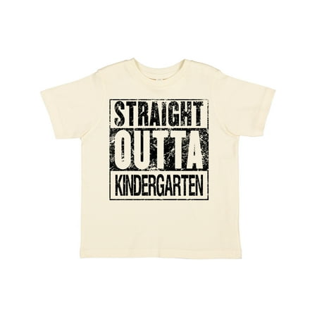 

Inktastic Straight Outta Kindergarten Gift Toddler Boy or Toddler Girl T-Shirt