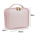 thumbnail image 2 of Bolsa de maquillaje portátil, bolsa de cosméticos de viaje de gran capacidad, bolsa de almacenamiento multifuncional, 2 of 5