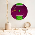 thumbnail image 2 of Lsque Geometry Dash Pattern Ceramic Decorative Plate Decorative Plates with Display Stand Personalized Porcelain Plate Ceramic Ornaments for Wall Hanging Decoration-6in, 2 of 6