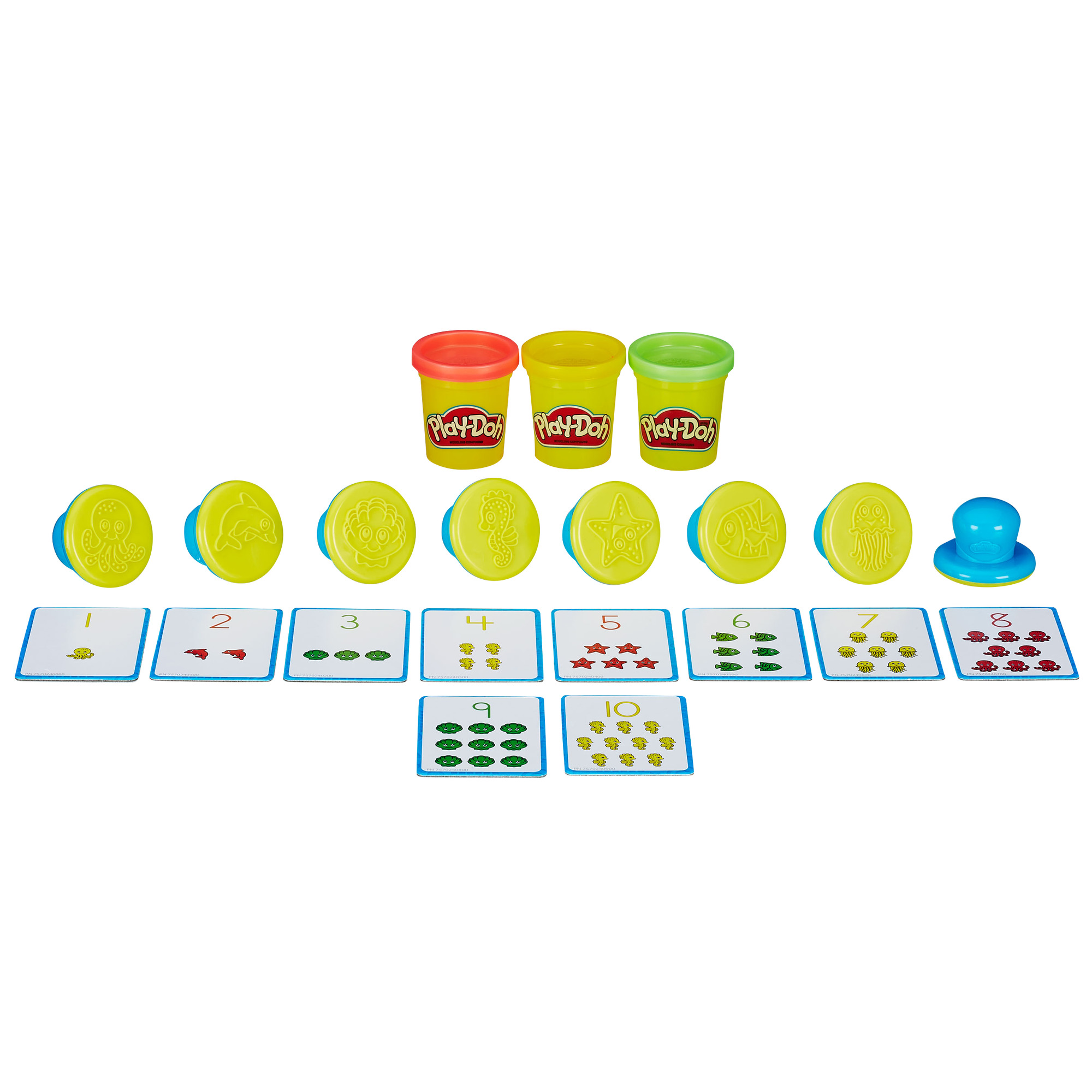 Play-Doh Shape & Learn Numbers & Counting Set with 3 Cans - image 2 of 4