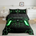 thumbnail image 1 of HLONK Moderne Noir Bleu Joystick de Jeu Couettes et Duvets Grand Lit, 1 of 6