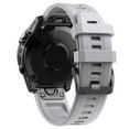 thumbnail image 1 of 26MM Quick Release Silicone Watch Strap with Metal Buckles Official Grade Fits Most, 1 of 4