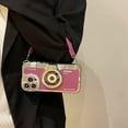 thumbnail image 4 of Case Compatible with iPhone 11 Pro Max,Cute 3D Vintage Camera Phone Case with Hand Strap Unique Cool Silicone TPU Case Shockproof Protective Case Women Girls for iPhone 11 Pro Max, 4 of 14