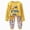 A27-Yellow, variant on Ccpelsie Toddler Boys Girls Casual Pajamas Long Sleeve Tops Pants Fall Winter Sleepwear Loungewear Set Yellow,6-12 Months