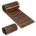 thumbnail image 4 of TidBay 8/12FT x 43cm Garden Pathway, Wooden Garden Pathway, Outdoor Roll Out Walkway Pathway, Wooden Garden Bridge Walking Passage for Patio, Lawn, Backyard, Beach, 4 of 6