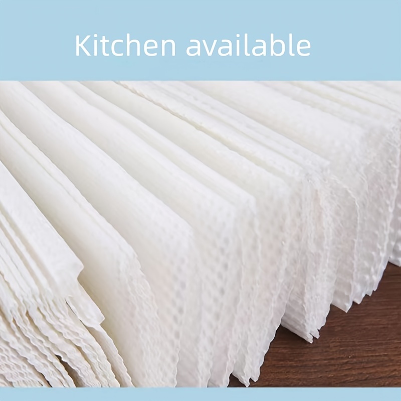 200 Sheets/pack Disposable Paper Towels for Kitchen and Bathroom - Convenient and Hygienic Cleaning Solution, Free Paper Towels