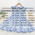 thumbnail image 3 of NAISIBABY Girls Floral Dress, Sleeveless Ruffled Flare Cotton Casual Peplum Dress White 10-11T, 3 of 7