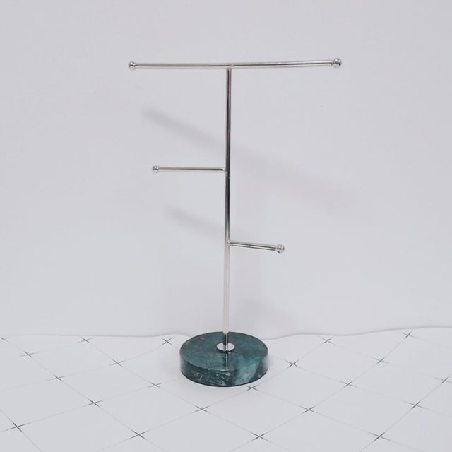 Soporte de exhibición de joyería colgante Fernando Base de mármol