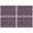 Purple Sun Moon, variant on Purple Sun Planet Rocket Star Pattern Summer Placemats Table Placemats Set Of 4-Linen Kitchen Washable Placemats Table Mats 11.8"x17.7" Non-Slip Heat Resistant