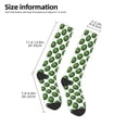 thumbnail image 5 of Daiia Sports Socks Happy Watermelon Printed Novelty Crew Socks for Men Women Knee High Socks Cotton Socks Soft & Breathable Support Unisex Socks, 5 of 9