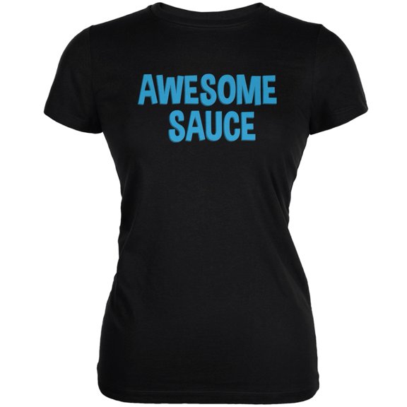 Awesome Sauce Black Juniors Soft T-Shirt - Small