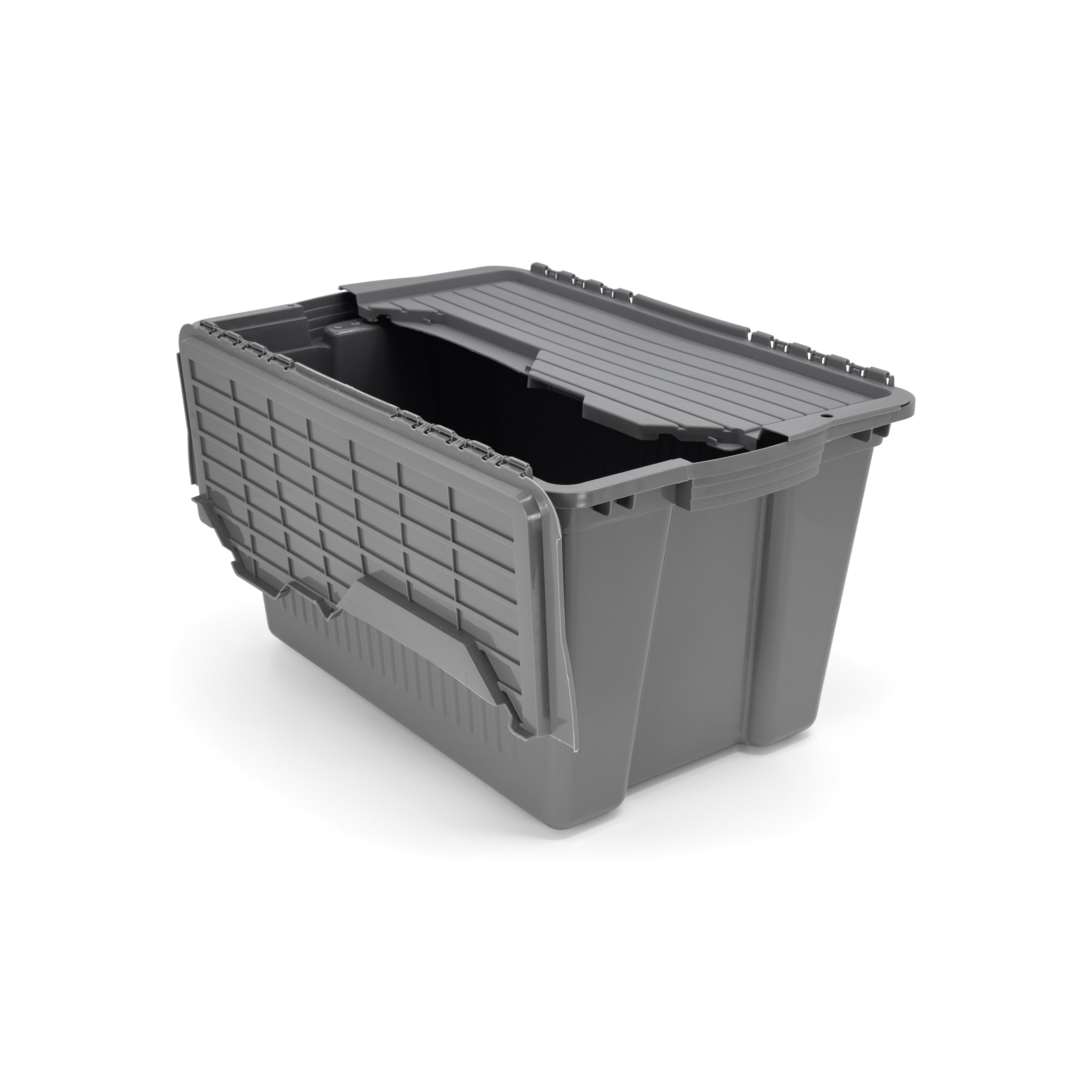 Tuff StoreTM 45L (11.9 gal.), Flip Top - Charcoal Grey