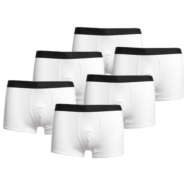 Xdzjlr Men'S Underwear Briefs,Mid Rise Combination Milk Silk Shorts Swimming Trunks Basic Mens Boxers Briefs,S
