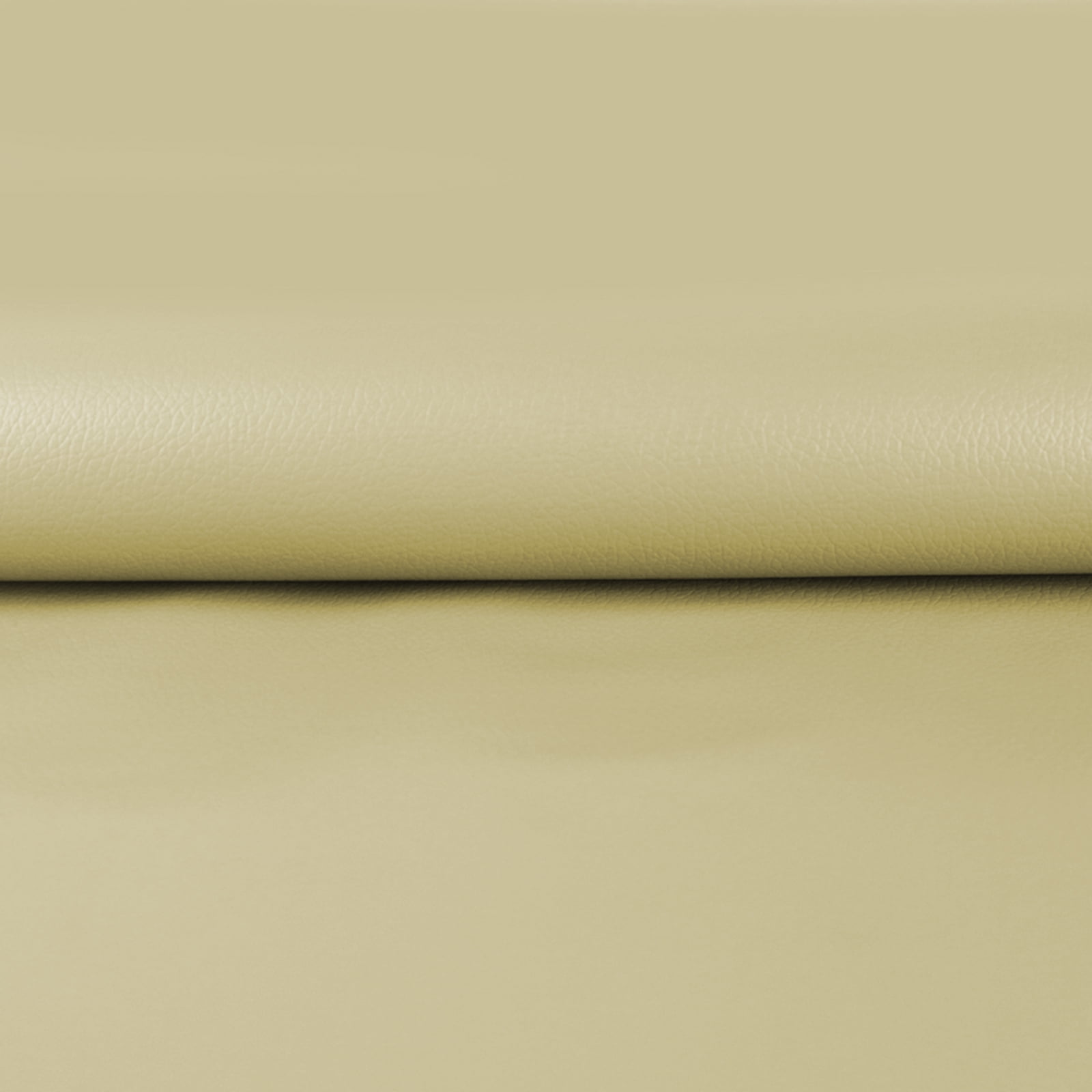 EdgeSeal Vinyl Synthetic Fabric Material Lichee Pattern Faux Leather Fabric By the Yard, Beige 54" x 36"