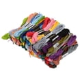 thumbnail image 3 of Stitch Thread, Natural Glossy Wide Application Bright Color 100 Colours Embroidery Thread  For Needlecraft For DIY For Handicrafts, 3 of 8