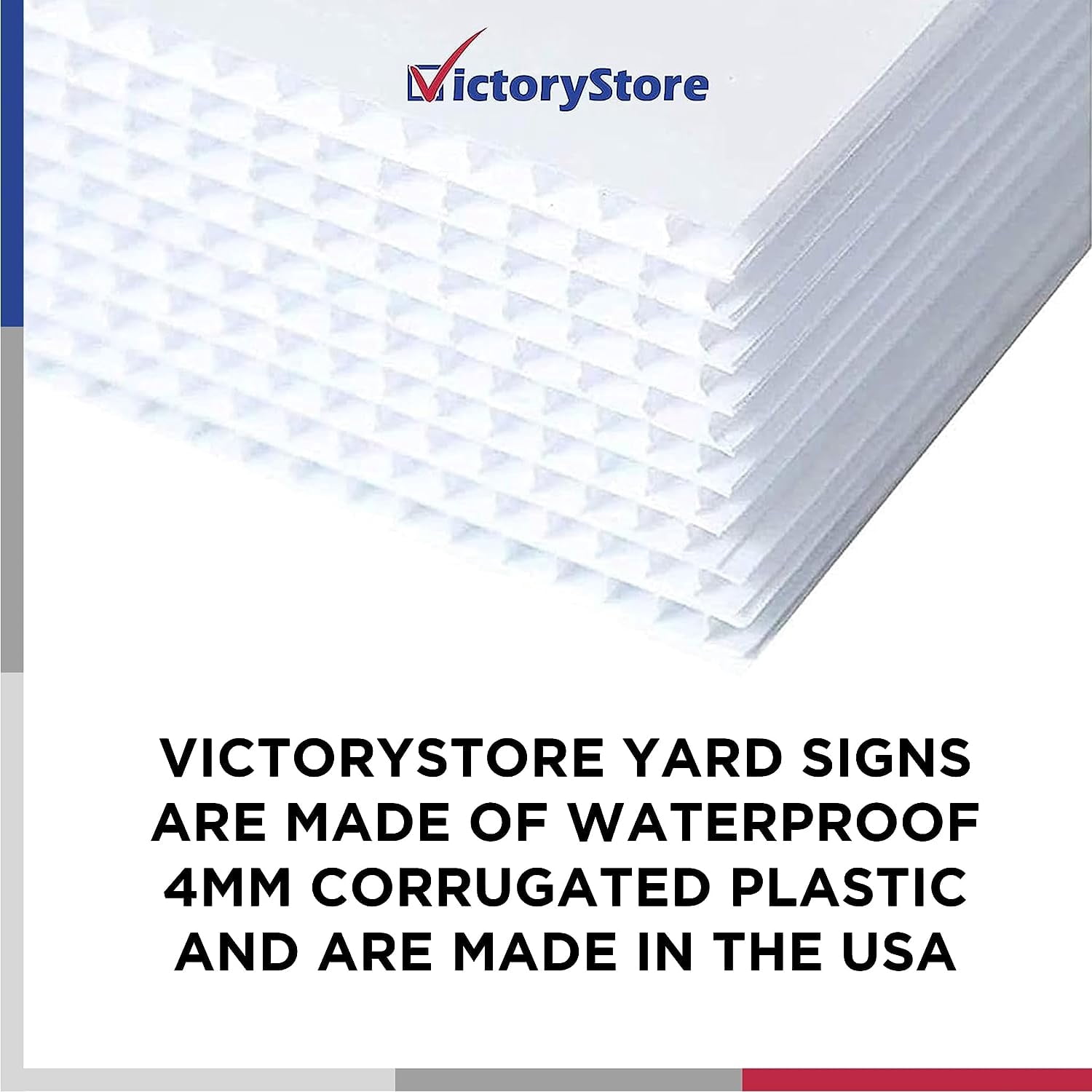 VictoryStore Yard Sign Outdoor Lawn Decorations: Circle Yard Sign 22 inches Corrugated Plastic Blanks 4 millimeters Thick - Set of 248