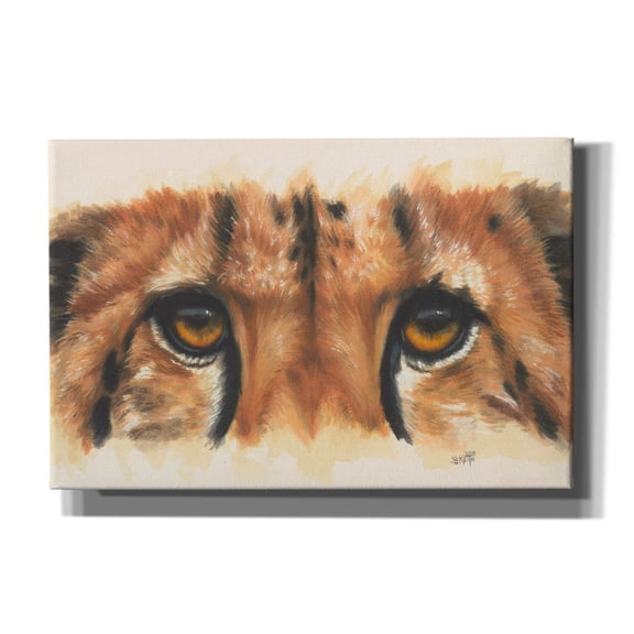 Epic Graffiti 'Eye- Catching Cheetah' by Barbara Keith, Canvas Wall Art, 18"x12"