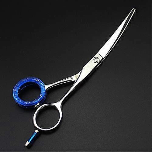 Tijeras de peluquería profesionales de acero japonés 440C curvas de 15 cm (6 pulgadas) para salón.